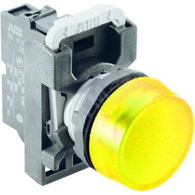 Лампа ML1-100Y желтая (только корпус) 1SFA611400R1003 ABB - превью 2
