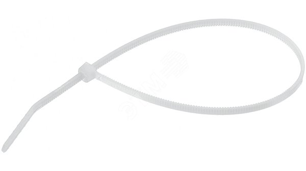 Стяжка кабельная 370х4.8мм натуральная (100шт) SKT370-220-100 ABB - превью 2