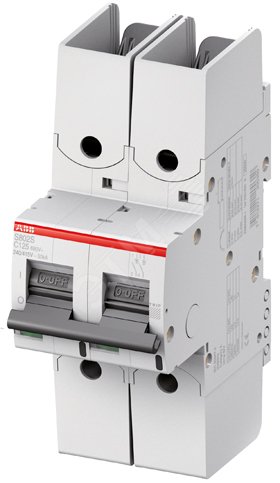 Выключатель автоматический двухполюсный 125А S802S-C125-R ABB - превью 2