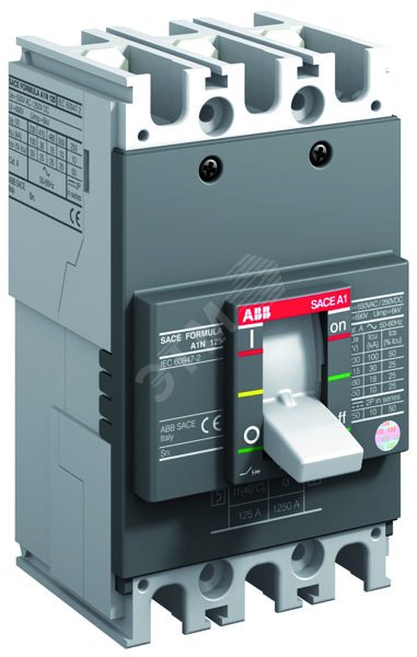 Выключатель автоматический трехполюсный A1C 125 TMF 32-320 F F 1SDA070304R1 ABB - превью 2