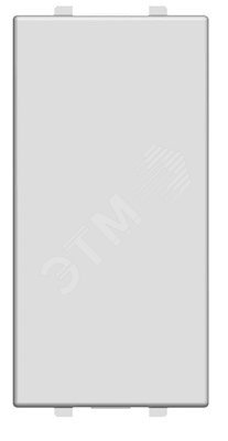 Zenit Заглушка 1 модуль серебро N2100 PL ABB - превью 3