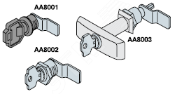 Ключ по треугольню вставку замка для шкафов SRN AA5190 ABB - превью 2