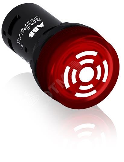 Зуммер CB1-611R пульсирующий сигнал подсветка красный 110-130В AC 1SFA619600R6111 ABB - превью