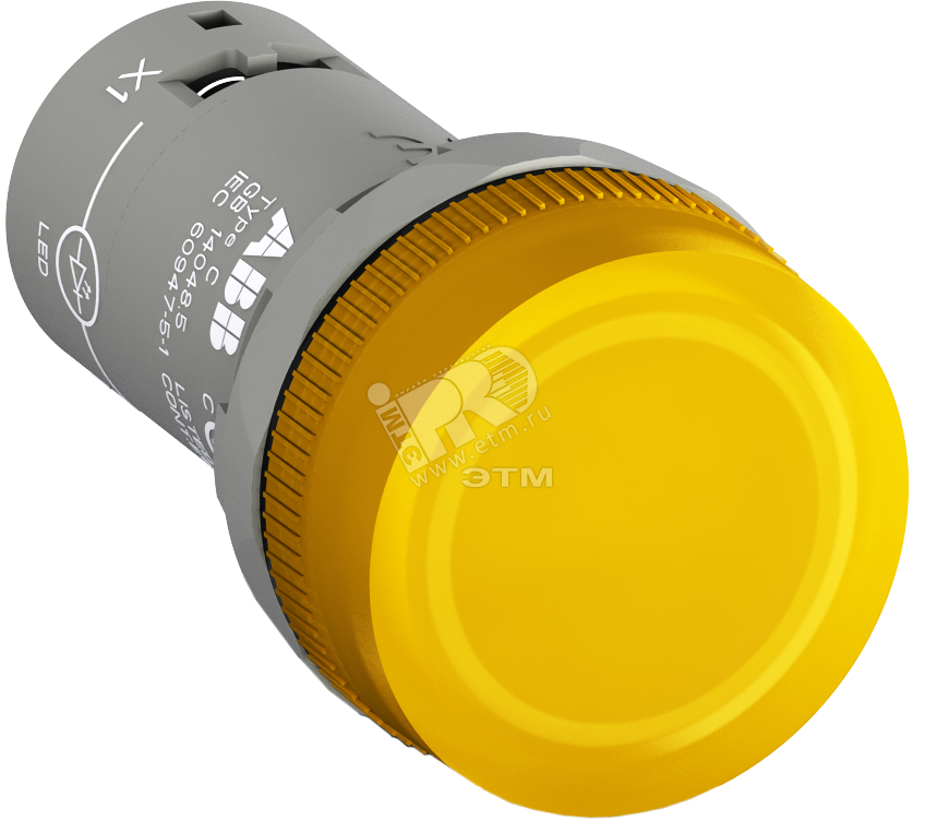 Лампа CL2-523Y желтая со встроенным светодиодом 230В AC 1SFA619403R5233 ABB - превью
