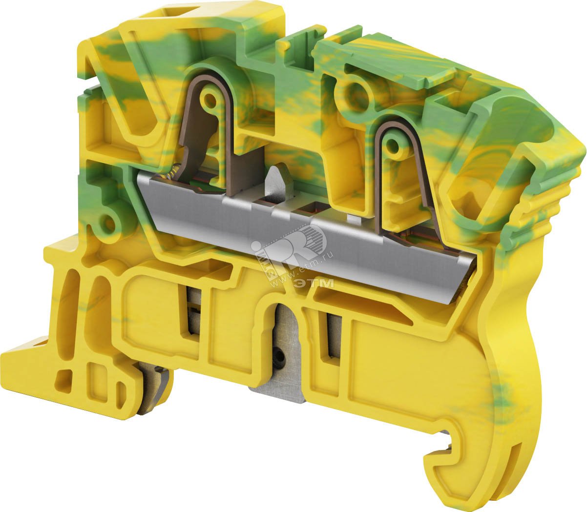 Клемма втычная ZK4-PE Земля 4 мм.кв 2 зажима артикул 1SNK706150R0000 ...