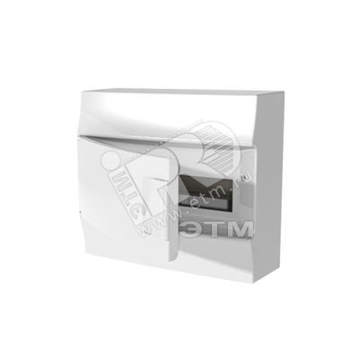 Щит распределительный навесной ЩРн-п Mistral41 12М пластиковый непрозрачная дверь с клеммами 41P12X11B ABB - превью 2