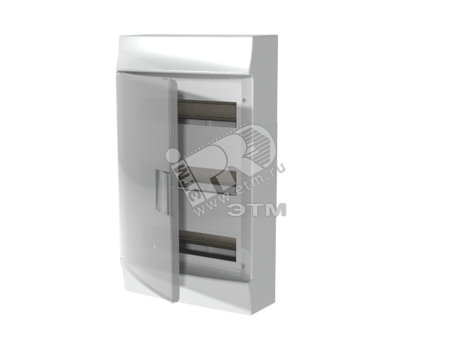 Щит распределительный навесной ЩРн-п-36 пластиковый Mistral41 серая прозрачная дверь с клеммами IP41 (41P12X32B) 1SPE007717F9994 ABB - превью 2