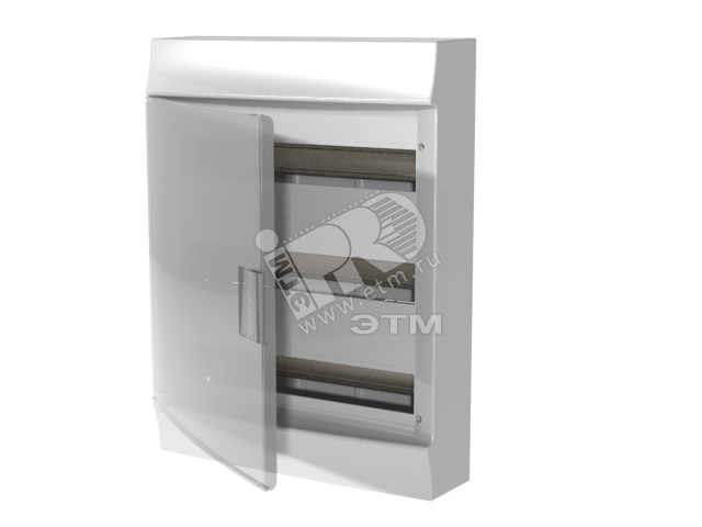 Щит распределительный навесной ЩРн-п Mistral41 54М пластиковый прозрачная дверь с клеммами 41P18X32B ABB - превью 2