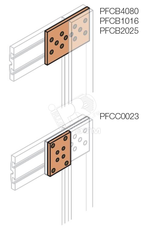 Компенсатор шинный (кол-во шин в фазе>1) (1STQ009227A0000) ABB купить цена