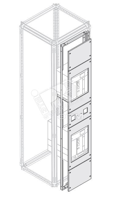 Дверь сплошная для шкафов dae cqe 2000 x 800 мм