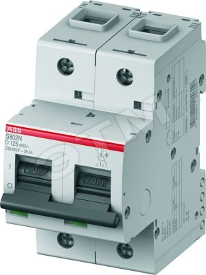 Выключатель автоматический двухполюсный 80А D S802C S802C D80 ABB - превью