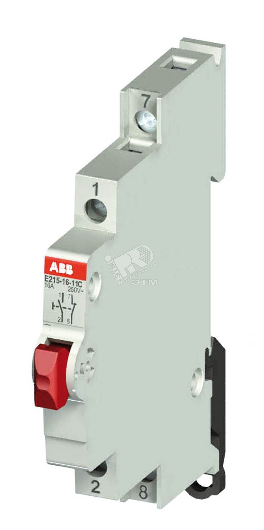 Выключатель кнопочный E215-16-11C ABB - превью