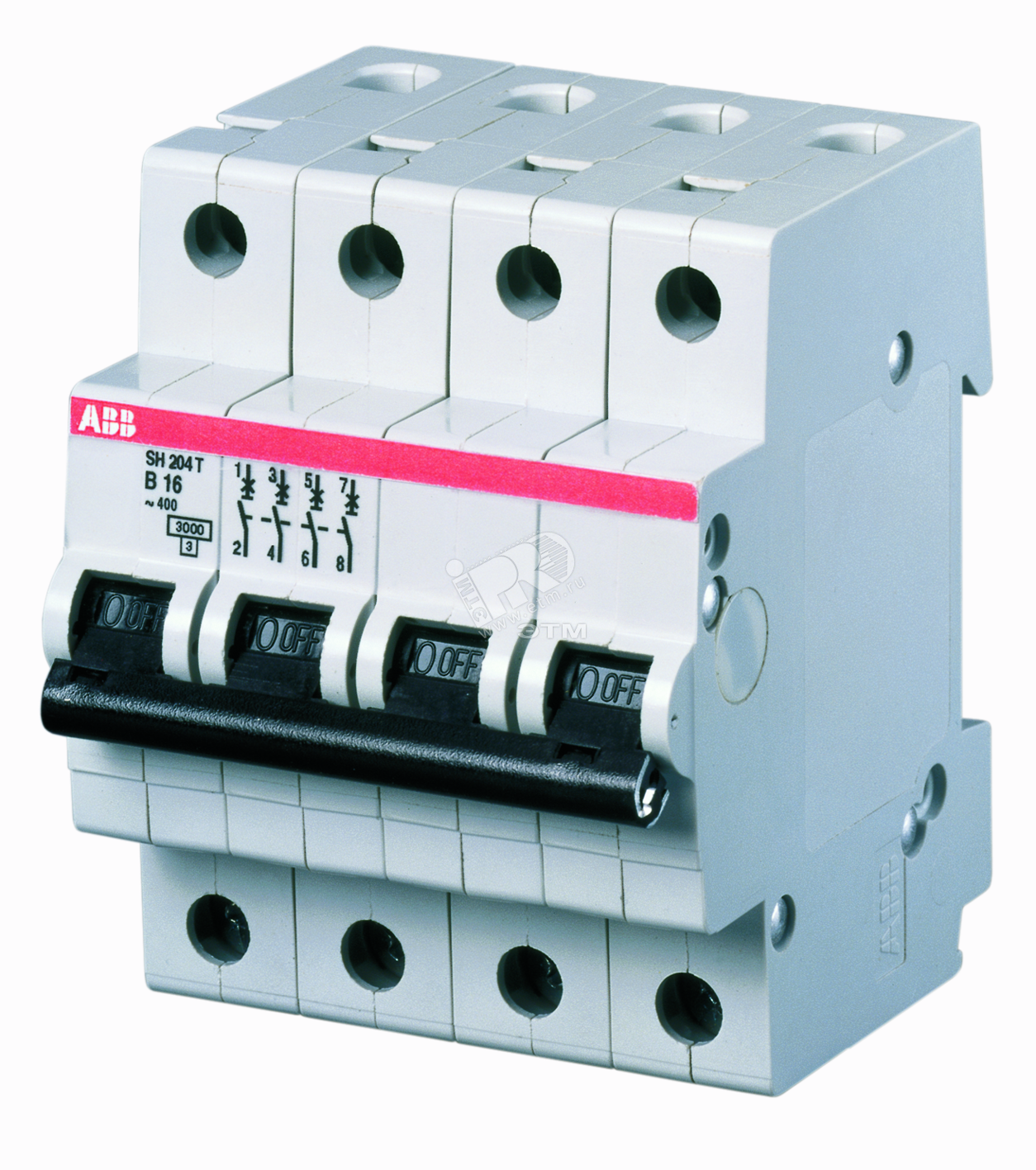 Выключатель автоматический четырехполюсный 50А B SH204 6.0кА SH204 B50 ABB - превью