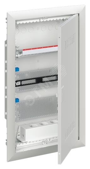 Abb uk663cw шкаф комбинированный с дверью с радиопрозрачной вставкой 5 рядов 36м