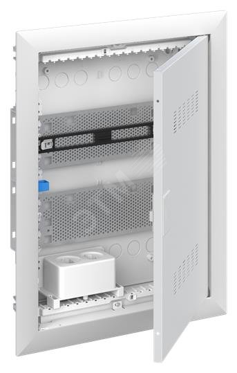 Шкаф мультимедийный с дверью с вентиляционными отверстиями и DIN-рейкой (2 ряда) UK620MV ABB - превью 2