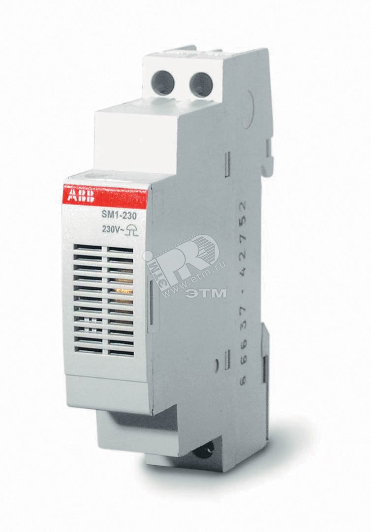 Звонок V переменный ток прерывающийся режим SM1-230 ABB