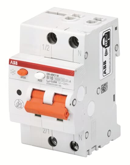 Выключатель автоматический дифференциального тока, с защитой от дуги DS-ARC1 M C16 A30 ABB - превью 2