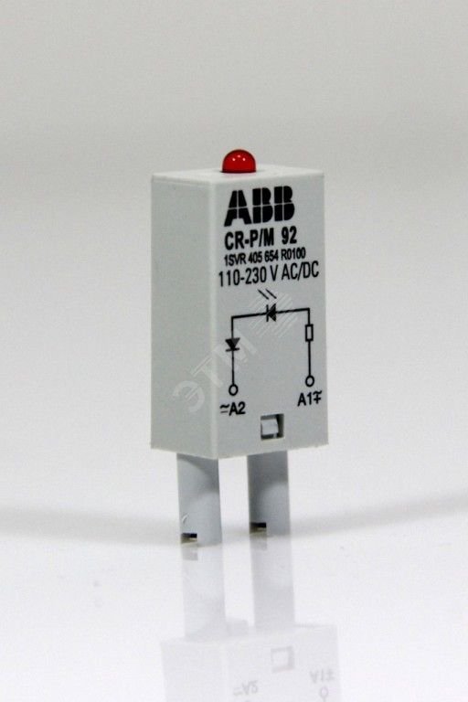 Светодиод красный CR-P/M-92 110-230В AC/DC для реле CR-P CR-M 1SVR405654R0100 ABB - превью 2