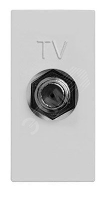 Zenit Розетка телевизионная TV одиночная серебристая N2150 PL ABB - превью 3
