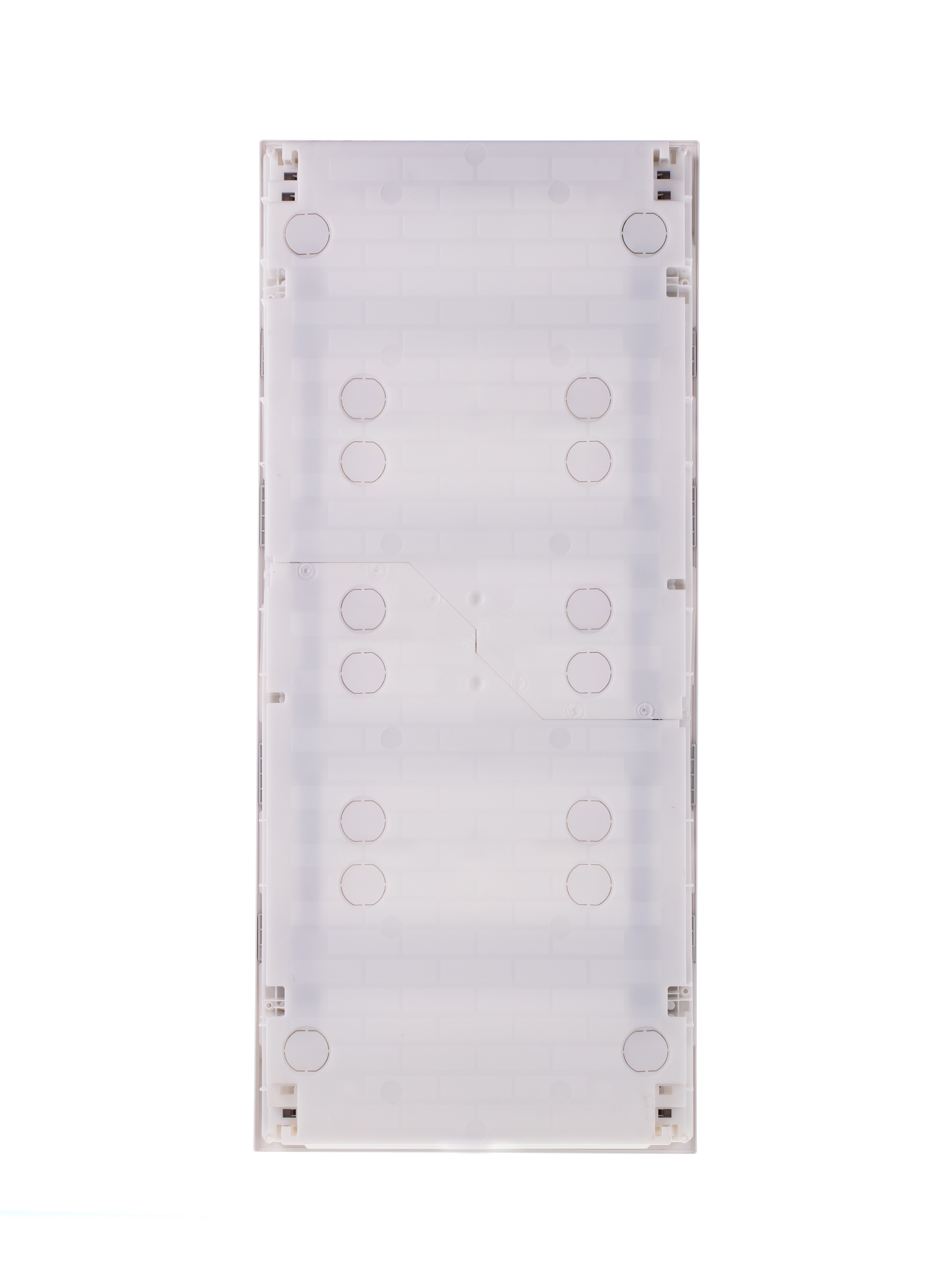 Щит распределительный встраиваемый ЩРв-п-48 пластиковый Mistral41 серая прозрачная дверь с клеммами IP41 (41A12X43B) 1SLM004101A2208 ABB - превью 5