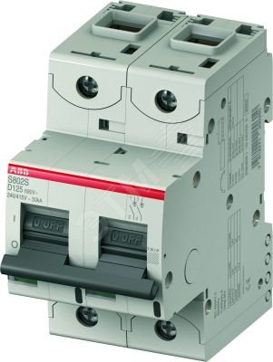 Выключатель автоматический двухполюсный 100А D S802C S802C D100 ABB - превью 2