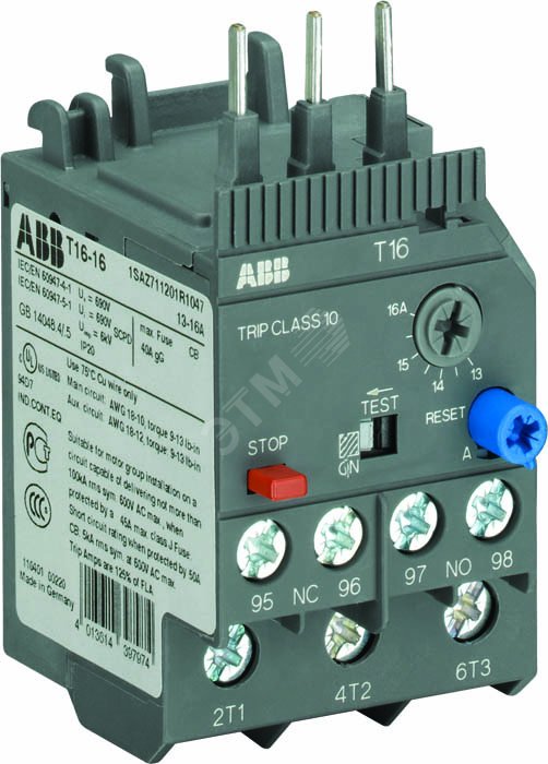Блок контактный дополнительный CA4-22M (2НО+2НЗ) для контакторов AF09…AF38 1SBN010140R1122 ABB - превью 3