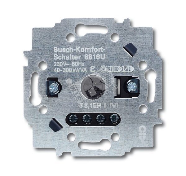 Механизм для детектора движения Busch-Komfortschalter для всех типов ламп 2300Вт 6816 U-500 ABB - превью