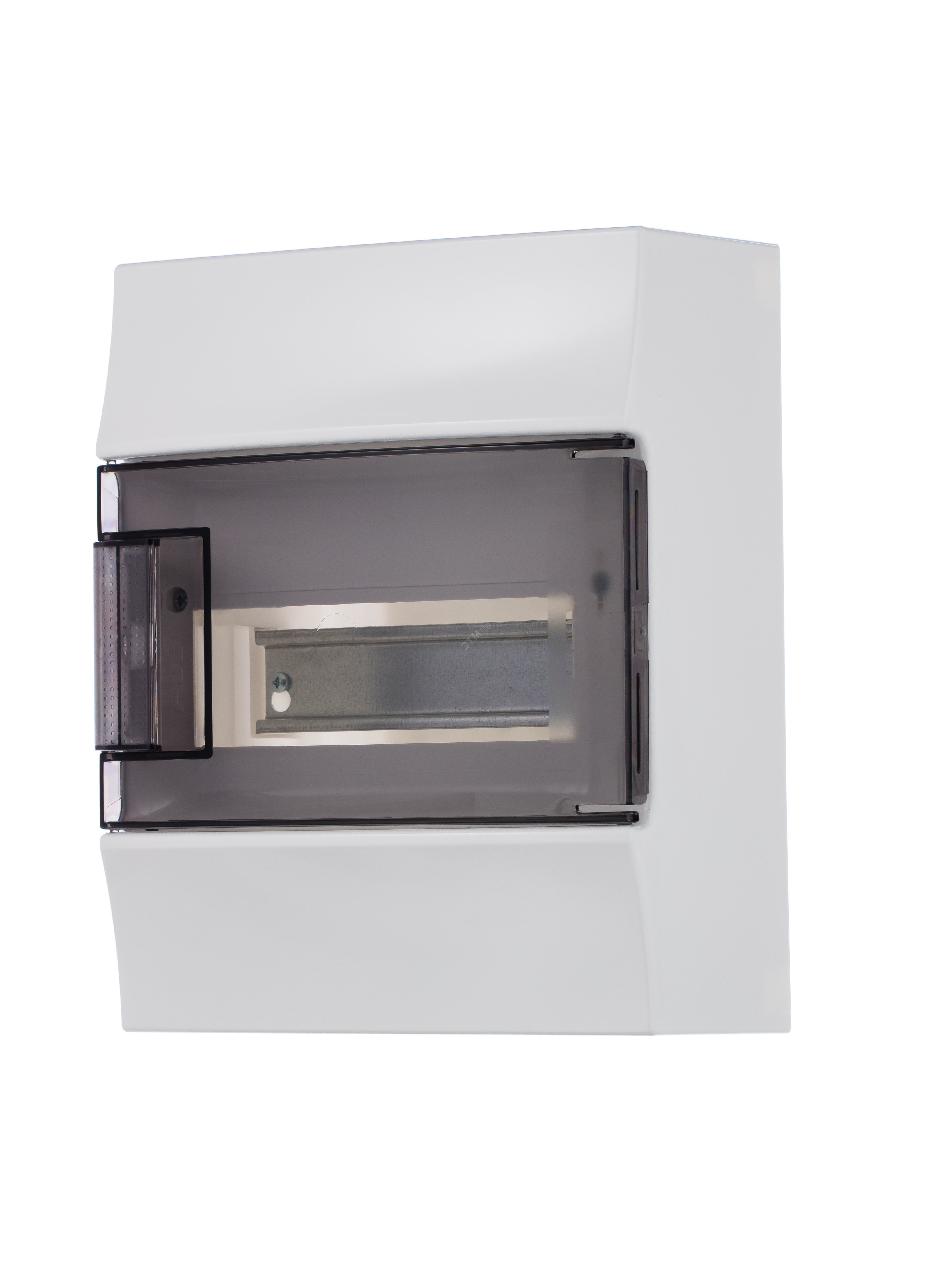 Щит распределительный навесной ЩРн-п Mistral41 8М пластиковый прозрачная дверь с клеммами 41P08X12B ABB - превью 3