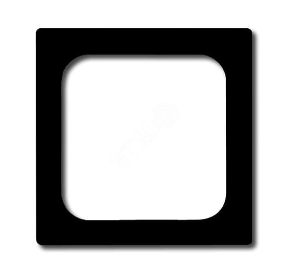 Промежуточное кольцо для 50x50 мм телекоммуникационных вставок, solo, антрацит/чёрный 1746/10-81 ABB - превью 2