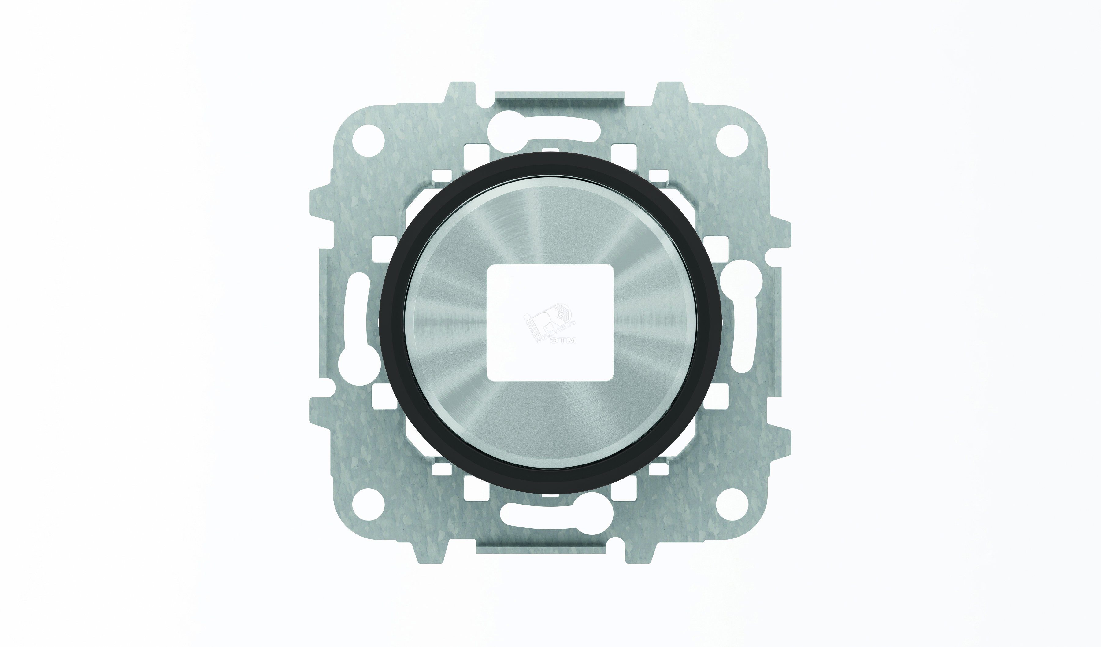 Накладка для механизмов зарядного устройства USB 8185 SKY Moon кольцо черное стекло 8685 CN ABB - превью 2
