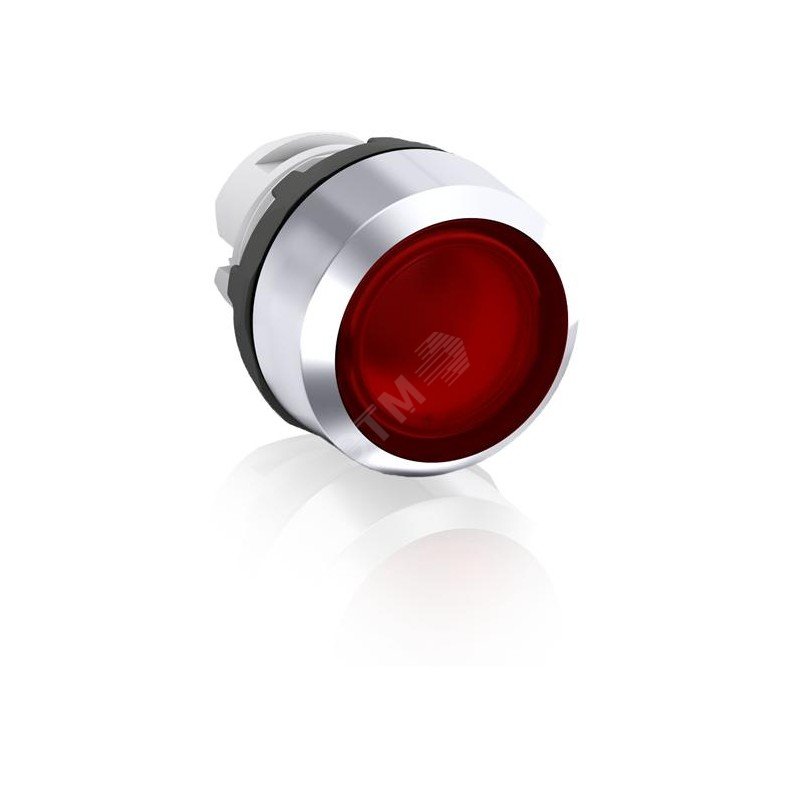 Кнопка MP1-31R красная (только корпус) подсветка без фиксации PUSHBUTTON MP1-31R ABB - превью 2