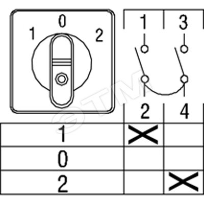 Кулачковый переключатель на 3 положения схема подключения