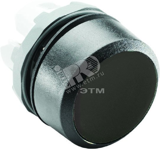 Кнопка MP1-10B черная без подсветки без фиксации 1SFA611100R1006 ABB - превью