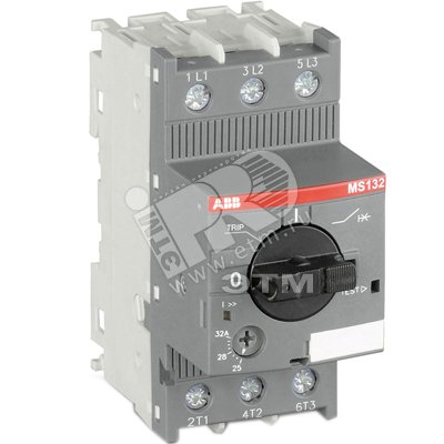 Выключатель автоматический для защиты электродвигателя MO132-32А 50кА магнитный расцепитель 1SAM360000R1015 ABB - превью