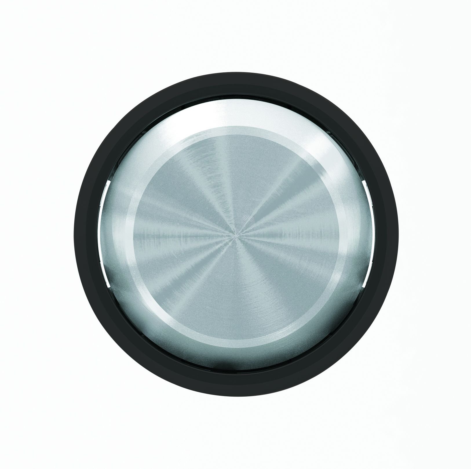 Клавиша для одноклавишных выключателей/переключателей/кнопок SKY Moon кольцо черное стекло 8601 CN ABB - превью 3