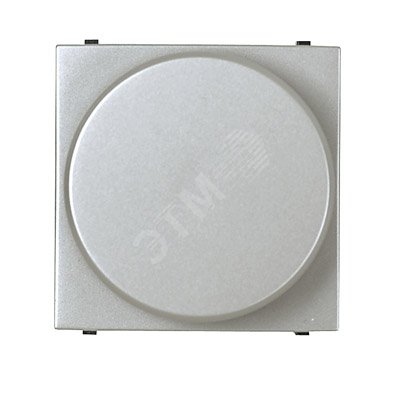 Zenit Механизм электронного поворотного светорегулятора 60-400 Вт 2 модуля серебристый в рамку N2260.2 PL ABB - превью 3