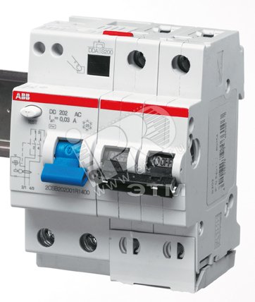 Выключатель автоматический дифференциального тока четырехмодульный DS202 M AC-C20/0.03 DS202 M AC-C20/0,0 ABB - превью 2