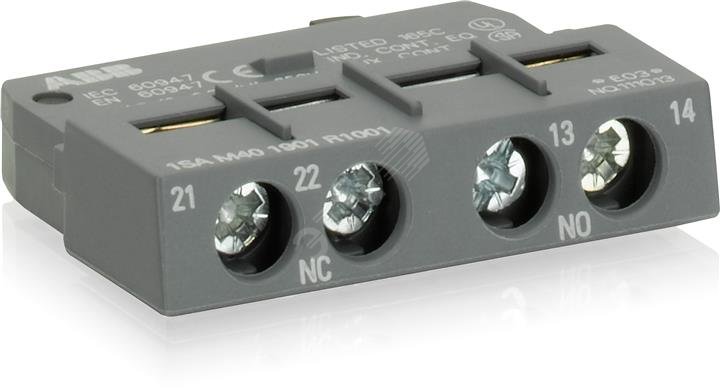 Блок-контакт фронтальный НК4-11 для MS495 1SAM40 1SAM401901R1001 ABB - превью 2