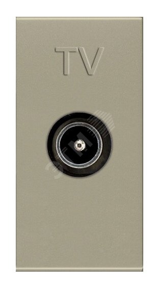 Изображение товара Механизм ТВ розетки серия Zenit 1-модульный шампань ABB