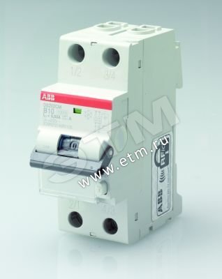 Выключатель автоматический дифференциального тока DS202C M B16 A10 ABB - превью 2