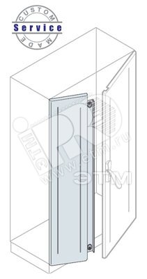 Дверь с перекрытием 2000x600мм ED2012SK ABB - превью 2