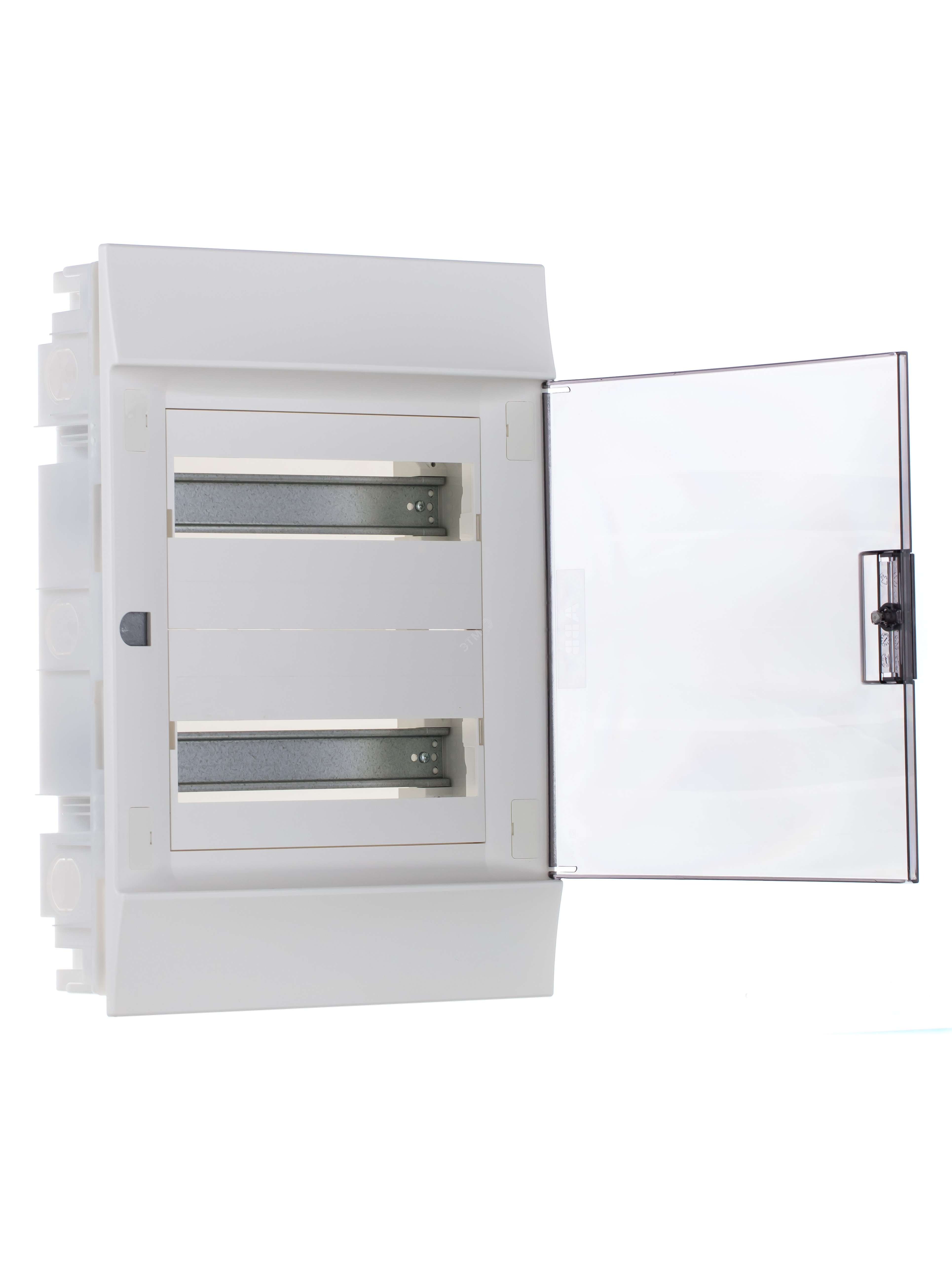 Щит распределительный встраиваемый ЩРв-п-24 пластиковый Mistral41 серая прозрачная дверь с клеммами IP41 (41A12X23B) 1SLM004101A2205 ABB - превью 5