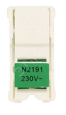Zenit Лампа неоновая для однополюсного выключателя/переключателя/кнопок цоколь зеленый N2191 VD ABB - превью 3