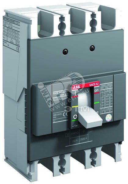 Выключатель автоматический трехполюсный A2C 250 TMF 160-1600 F F 1SDA070334R1 ABB - превью