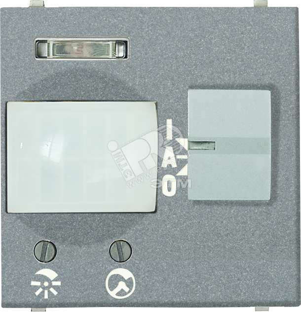 Zenit Датчик движения инфракрасный пассивный 2 модуля антрацит N2241 AN ABB - превью 2
