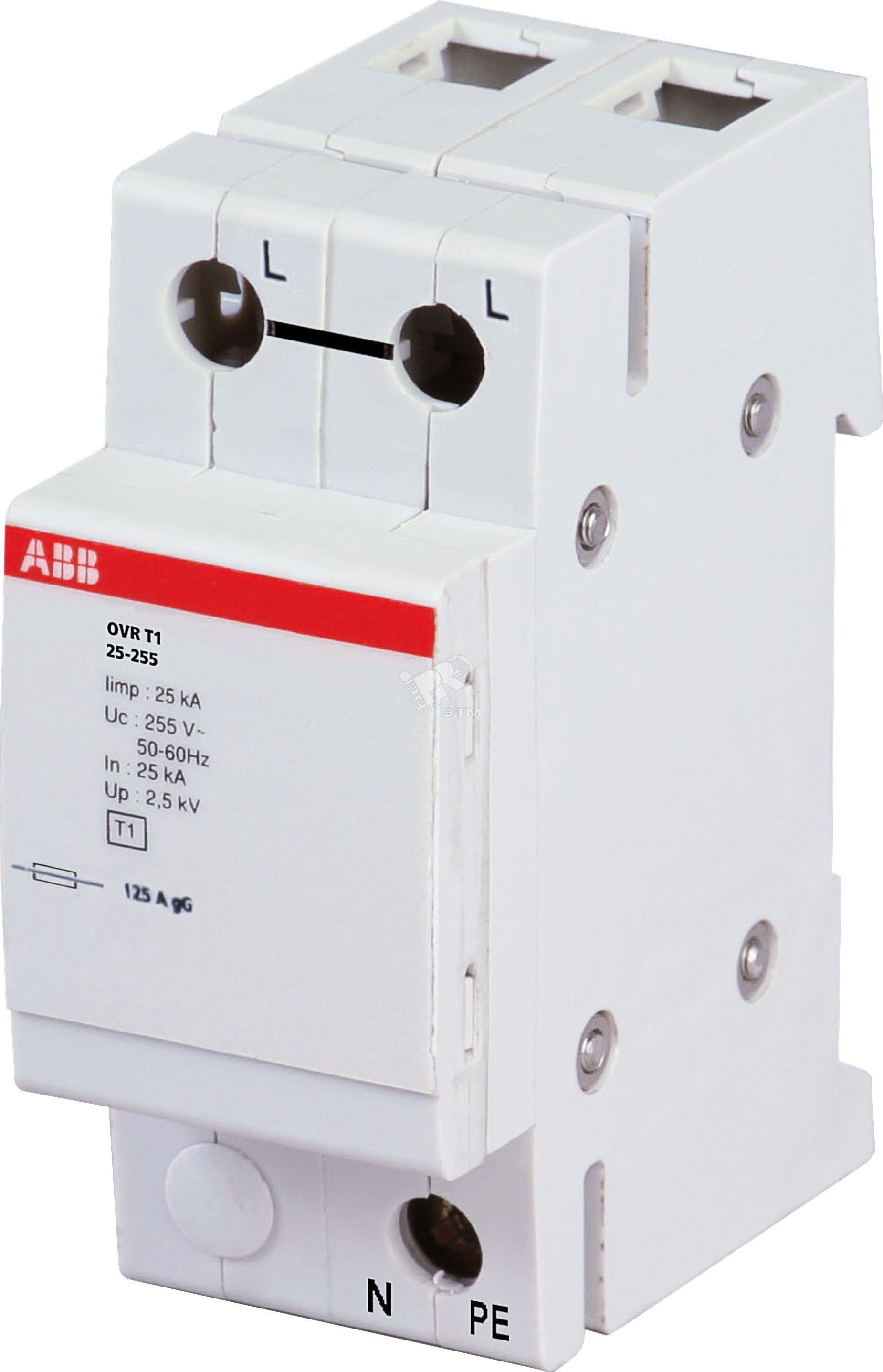 Ограничитель перенапряжения OVR T1 2L 25-255 TS (2CTB815101R1100) ABB ...