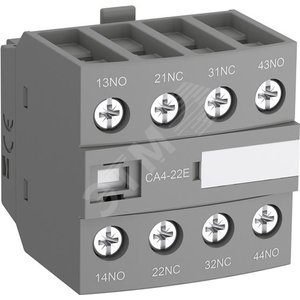 Блок контактный дополнительный CA4-22E (2НО+2НЗ) для контакторов AF26+AF96 1SBN010140R1022 ABB - 3