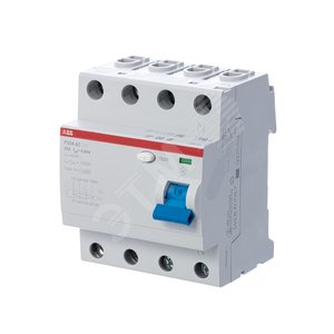 Выключатель дифференциального тока (УЗО) 4п 100А 300мА F204 АС F204 AC-100/0,3 ABB - 3