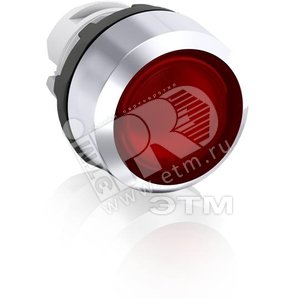 Кнопка MP1-31R красная (только корпус) подсветка без фиксации