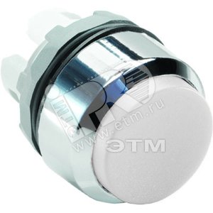 Кнопка MP3-20W белая без подсветки без фиксации